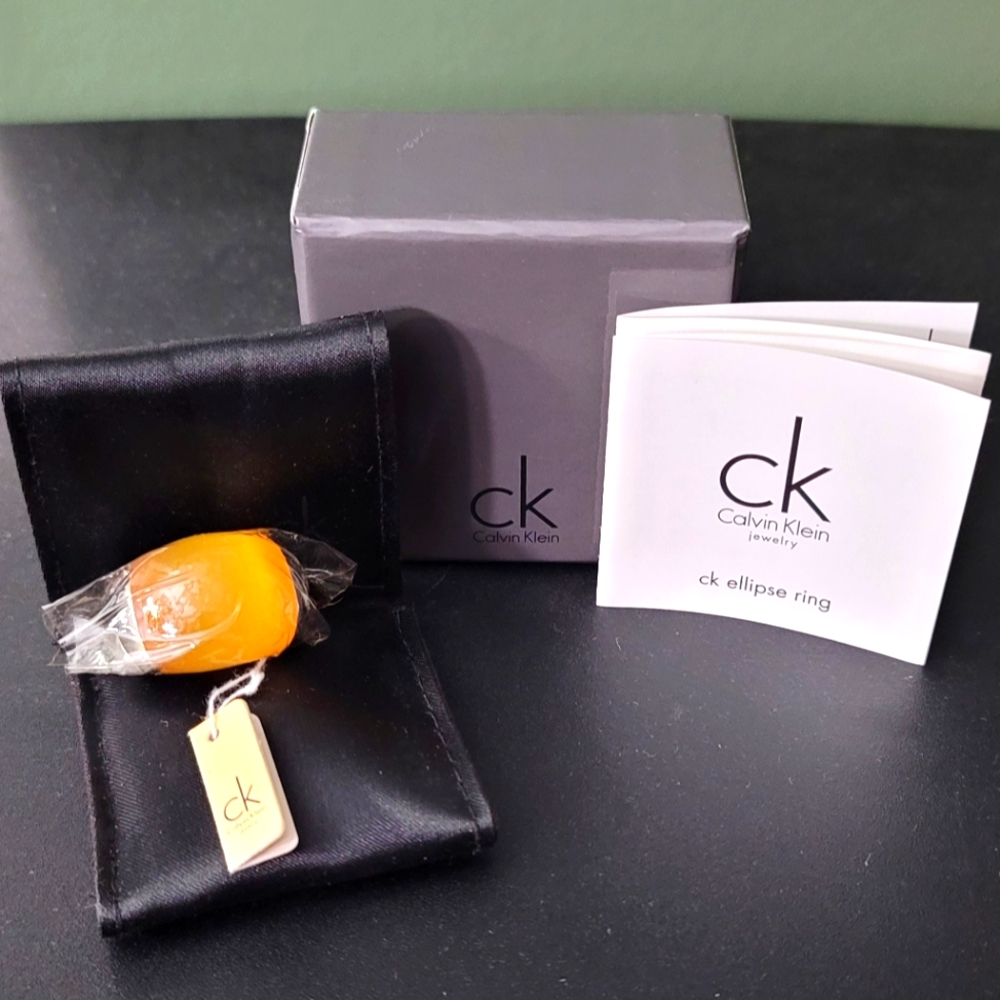 Calvin Klein Ellipse Yellow Ring KJ03HR010109